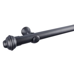 KIT ECO METAL GRAFITE FOSCO 28 mm 2,50 m COM EMENDA
