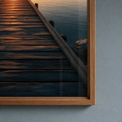 QUADRO LUGARES 035 PIER HORIZONTE C/V 80 cm x 120 cm