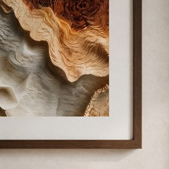 QUADRO ABSTRATO 049 TERRA II C/V 60 cm x 90 cm
