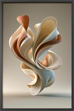 QUADRO 3D 053 GEOMETRICA CINZA C/V 80 cm x 120 cm