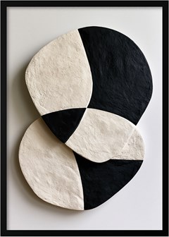 QUADRO 3D 058 GEO PEDRA I C/V 50 cm x 70 cm