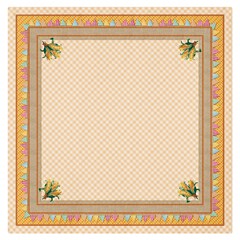 TOALHA DE MESA SAO JOAO 007 1,40 m x 1,40 m