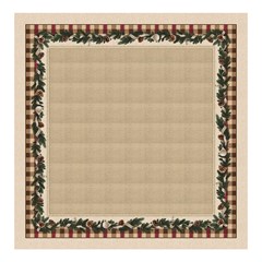 TOALHA DE MESA NATALINA 088 BOSQUE 1,36 m x 1,36 m
