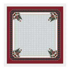 TOALHA DE MESA NATALINA 090 QUEBRA NOZES 1,36 m x 1,36 m