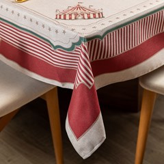 TOALHA DE MESA NATALINA 095 CIRCO 1,36 m x 2,20 m