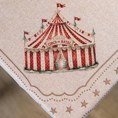 TOALHA DE MESA NATALINA 095 CIRCO 1,36 m x 2,20 m