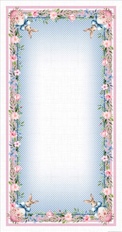 TOALHA DE MESA PASCOA 010 1,40 m x 2,70 m