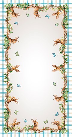 TOALHA DE MESA PASCOA 011 1,40 m x 2,70 m
