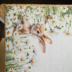 TOALHA DE MESA PASCOA 013 1,40 m x 1,40 m