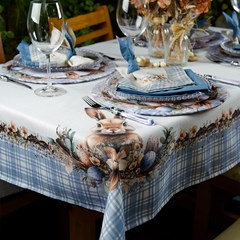 TOALHA DE MESA PASCOA 017 1,40 m x 1,40 m