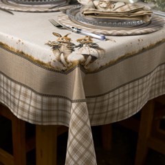 TOALHA DE MESA PASCOA 019 1,40 m x 1,40 m