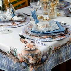 TOALHA DE MESA PASCOA 033 1,40 m x 2,70 m