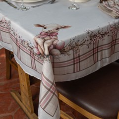 TOALHA DE MESA PASCOA 046 1,40 m x 2,70 m