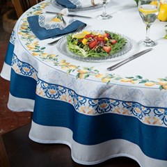 TOALHA DE MESA REDONDA 080 LIMONE 1,80 m