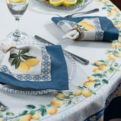 TOALHA DE MESA REDONDA 080 LIMONE 1,80 m
