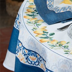 TOALHA DE MESA REDONDA 080 LIMONE 1,80 m