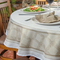 TOALHA DE MESA REDONDA 081 RUSTIC 1,80 m