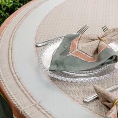 TOALHA DE MESA REDONDA 082 RATTAN 1,80 m