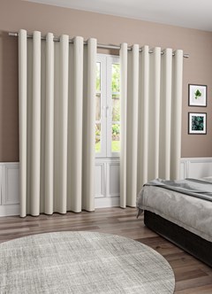 CORTINA MADRID 100% BLACKOUT PALHA 2,70 m x 1,70 m