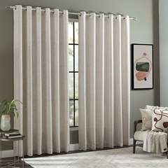 CORTINA ASTORIA BEGE SEM FORRO 4,00 m x 2,30 m