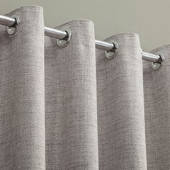 CORTINA ASTORIA PRATA SEM FORRO 5,50 m x 2,30 m