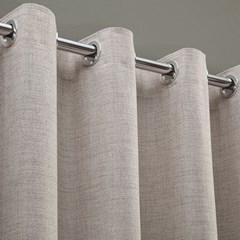 CORTINA ASTORIA BEGE SEM FORRO 5,50 m x 2,60 m