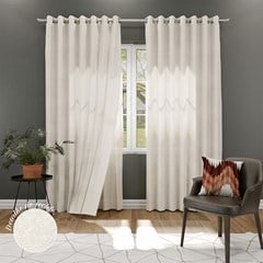 CORTINA SOLLIEVO MARFIM COM FORRO 2,80 m x 1,80 m