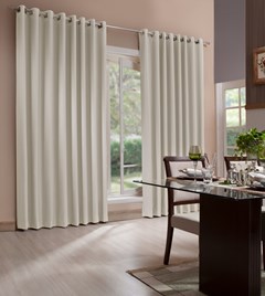 CORTINA VITALLE PLANO 100% BLACKOUT MARFIM 4,00 m x 2,50 m