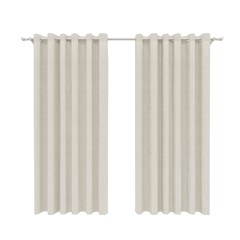 CORTINA FLAT NATURAL SEM FORRO 5,50 m x 2,30 m
