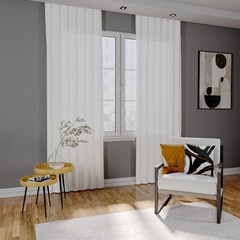 CORTINA PAINEL MOON BRANCA SEMI BLACKOUT 3,00 m x 2,27 m