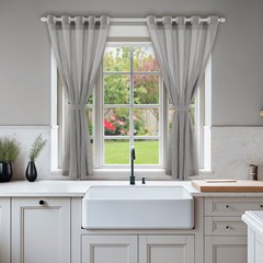 CORTINA DALI CINZA SEM FORRO 2,80 m x 1,50 m