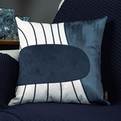 CAPA SILK HOME 610 COM BORDADO E APLICACAO 43 cm x 43 cm