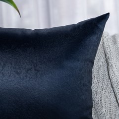 CAPA SILK HOME 655 LISA AZUL MARINHO 43 cm x 43 cm