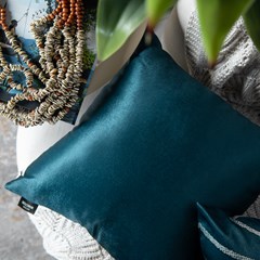 CAPA SILK HOME 659 LISA TURQUESA 43 cm x 43 cm