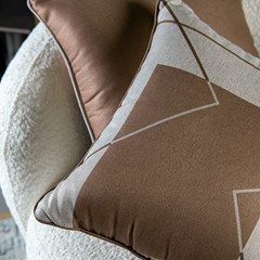 CAPA RUSTIC LINEN 007 COM CORDONE 43 cm x 43 cm