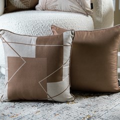 CAPA RUSTIC LINEN 007 COM CORDONE 43 cm x 43 cm