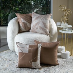 CAPA RUSTIC LINEN 008 COM CORDONE 43 cm x 43 cm