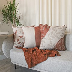 CAPA RUSTIC LINEN 100 COM CORDONE 50 cm x 50 cm