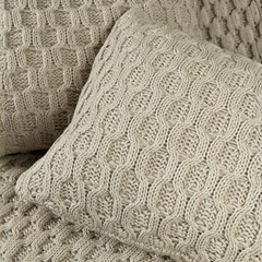 CAPA TRICOT BOSSA NATURAL 50 cm x 50 cm