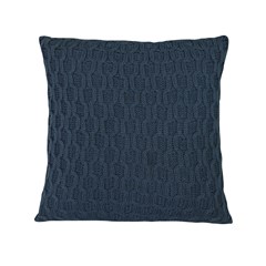 CAPA TRICOT BOSSA AZUL PROFUNDO 50 cm x 50 cm