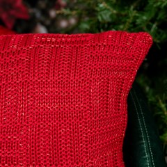 CAPA TRICOT TRESSE BORDO COM LUREX 35 cm x 55 cm