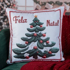 CAPA NATALINA 547 COM CORDAO 43 cm x 43 cm