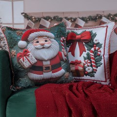 CAPA NATALINA 548 COM CORDAO 43 cm x 43 cm