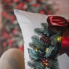 CAPA NATALINA 550 COM LED 43 cm x 43 cm