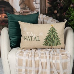 CAPA NATALINA 594 COM BORDADO 35 cm x 55 cm