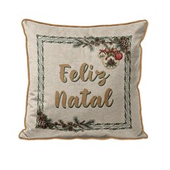 CAPA NATALINA 648 COM CORDONE 43 cm x 43 cm
