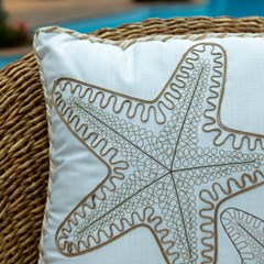 CAPA NAUTICA 187 COM BORDADO E CORDAO 50 cm x 50 cm