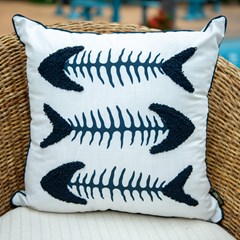 CAPA NAUTICA 190 COM BORDADO E CORDONE 50 cm x 50 cm