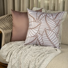 CAPA DURAND 161 LISA MARROM 43 cm x 43 cm