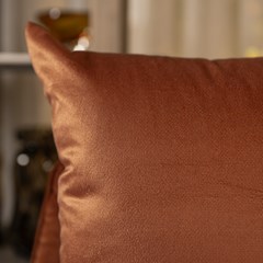 CAPA VELVETEEN 822 LISA TERRACOTA 43 cm x 43 cm